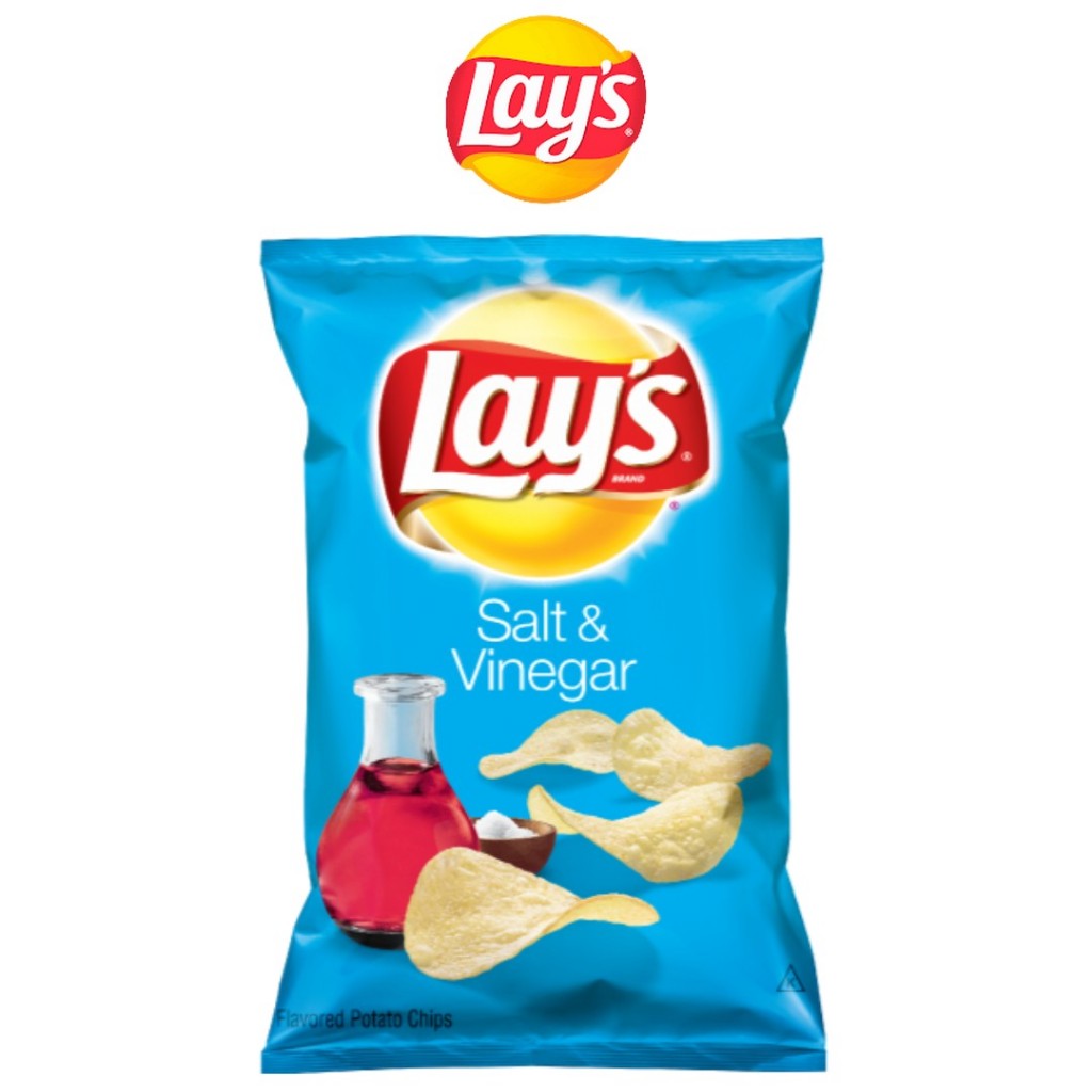 

LAY'S POTATO CHIPS SALT & VINEGAR 6.5oz lays original snack