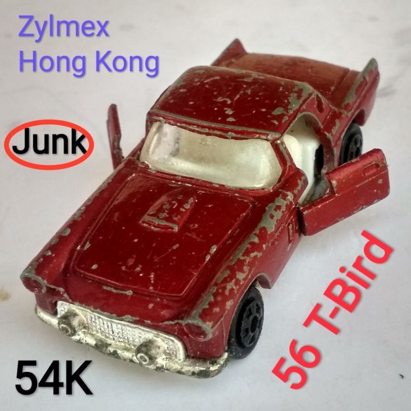Diecast Vintage Zylmex Hong Kong 56 T Bird Open Doors