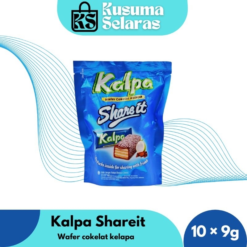 

Kalpa Share it Wafer Cokelat Kelapa 10 × 9g