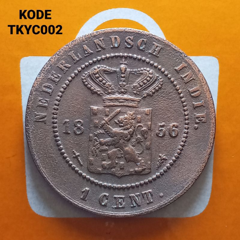 UKI056Coin 1 Cent (Nederlandsch Indie) Thn 1856 Masih Detail (Kode:Tkyc002)