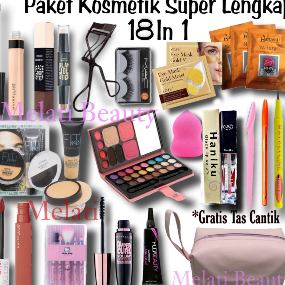 Promo Puas  Paket Kosmetik Super Varian Lengkap  Paket Kosmetik  Paket Kecantikan  Kosmetik  Kecanti