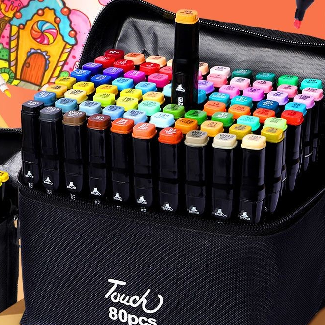 

Spidol Siswa Sekolah Dasar, Pena Cat Air Cepat Kering Berminyak