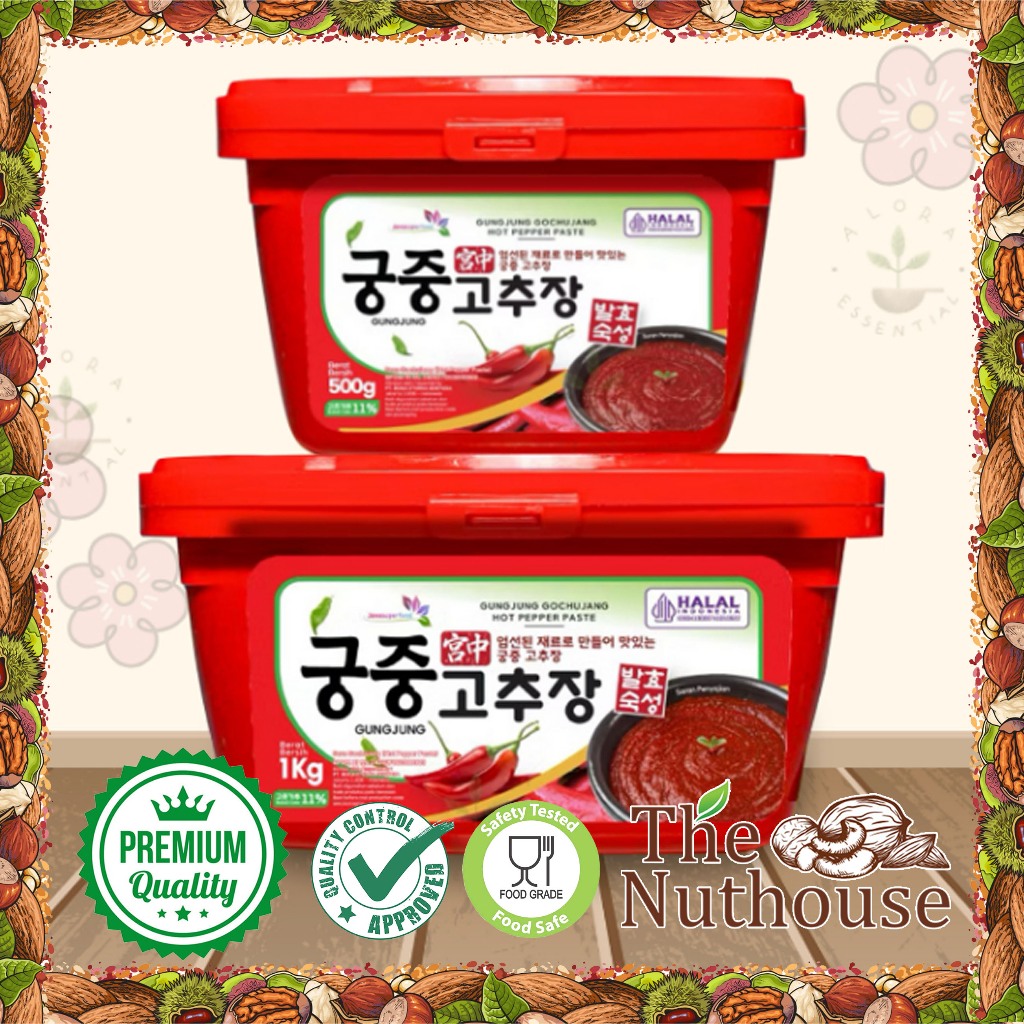 

500GR GUNGJUNG GOCHUJANG HOT PEPPER TASTE / PASTA CABAI PEDAS KOREA [HALAL]
