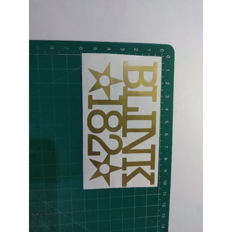 

sticker cutting blink 182