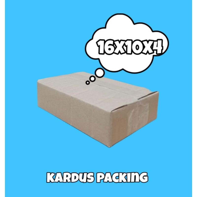 

kardus polos UK 16x10x4 kardus kecil kardus packing