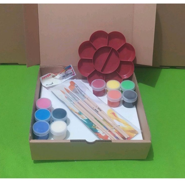 

Product Exclusive Paket Lengkap Melukis Canvas 1 warnaBox