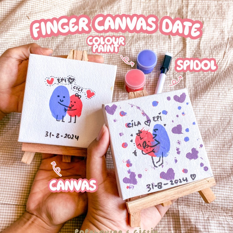 

Diskon Istimewa FINGER CANVAS DATE SET PACAR TEMAN ANAK HAMPERS HADIAH COUPLE IDEAS KADO KEGIATAN PASANGAN PACAR DIY LUKIS SOUVENIR PAJANGAN