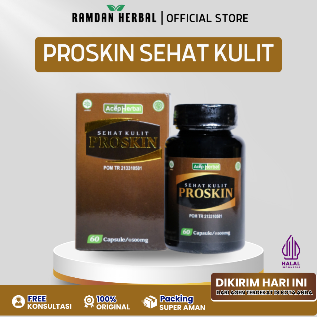 Ramdan Herbal - Proskin Obat Eksim Kering Menahun Eksim Atopik Dermatitis Kulit Kering Gatal Gatal