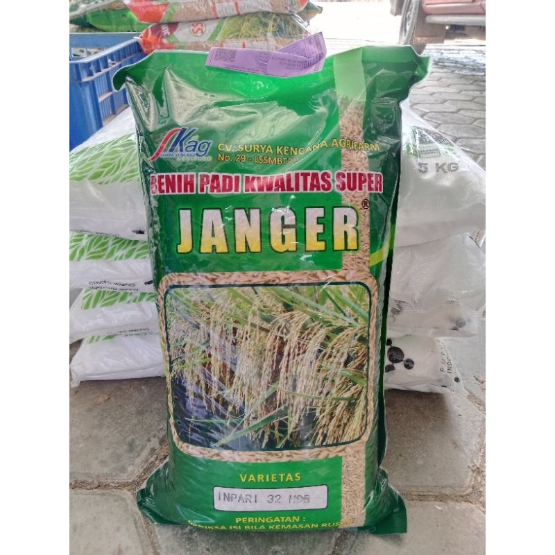 Benih Padi Inpari 32 Janger 5kg - Benih kualis terbaik