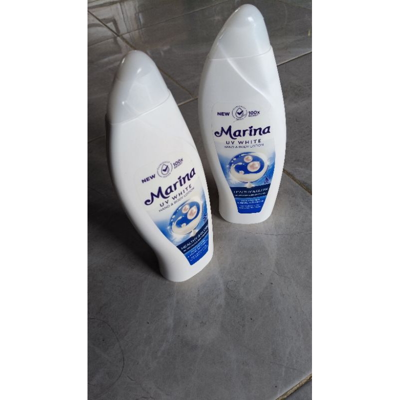 Marina UV White Healthy & Glow ( Biru ) 460 ML