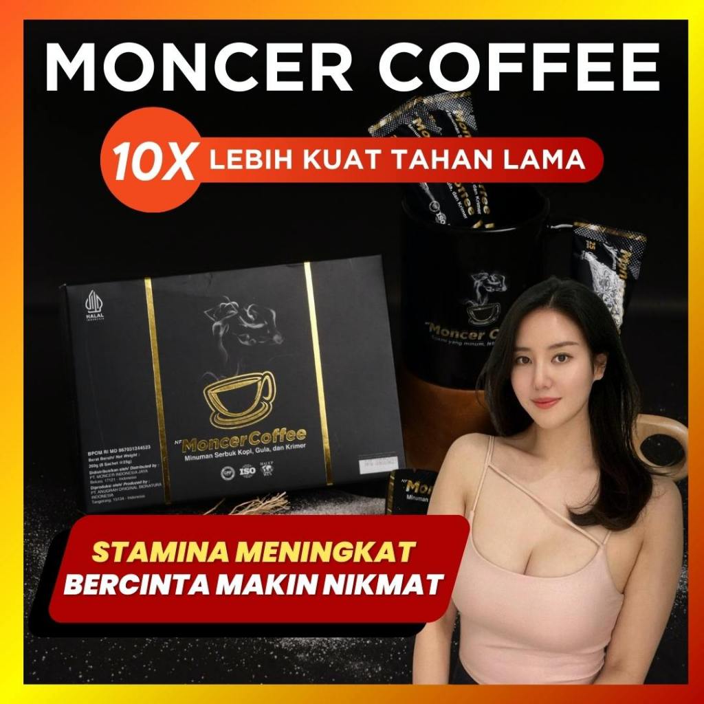 MOONCEER COFFEE ORIGINAL l KOPI HERBAL KEBUGARAN INTIM PRIA JAWARA TERLARIS BPOM HALAL ORIGINAL