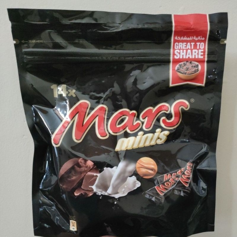 

Mars Minis Isi 14 pcs | Coklat Impor Arab