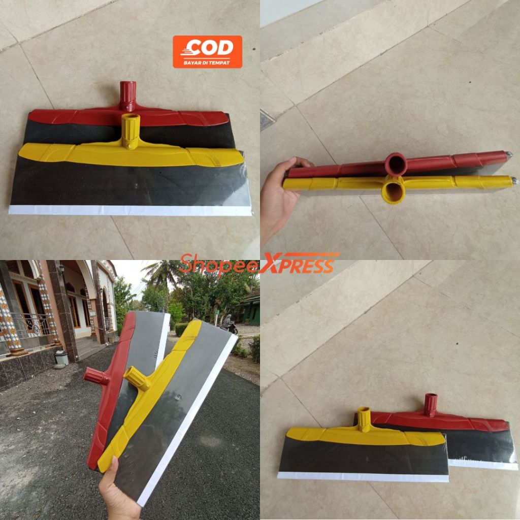 Wiper Lantai Kamar Mandi, Serokan Pel Karet ( REFILL )