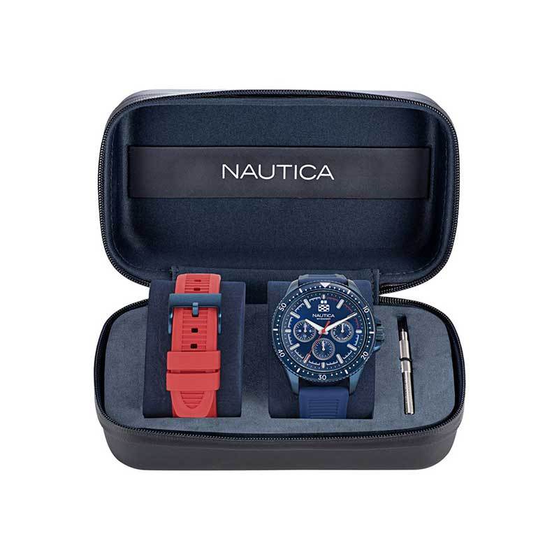Jam Tangan Pria Nautica NCT Windrose BoxSet - NAPWRF404