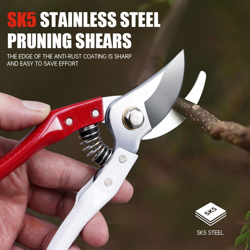 

COD⭐⭐Pruning Shears Gunting Dahan Bunga Ranting Stek Alat Potong Dahan Garden Scissors Gunting Taman /komey
