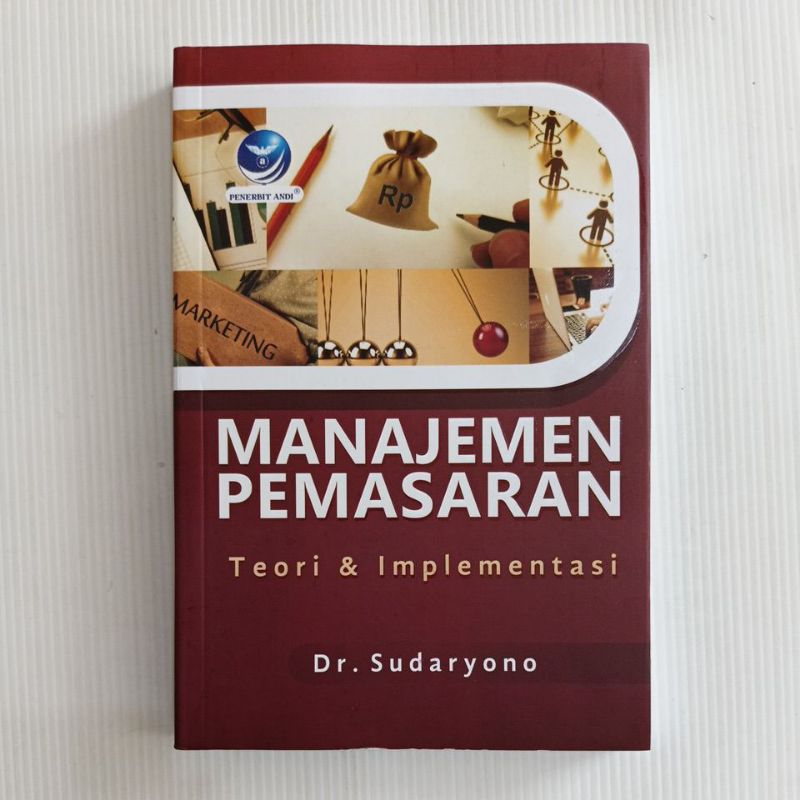 Manajemen Pemasaran Teori Dan Implementasi Dr. Sudaryono Original Andi