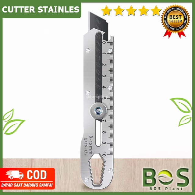

Bosplant - Cutter Stainless 9in1 Kuat Berkualitas