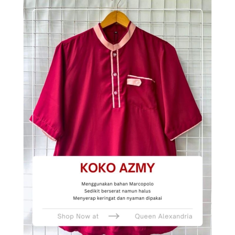 KOKO AZMY MANASIKANA | KOKO IKHWAN | KOKO AZMY IKHWAN | BAJU KOKO PRIA | BAJU KURTA PRIA