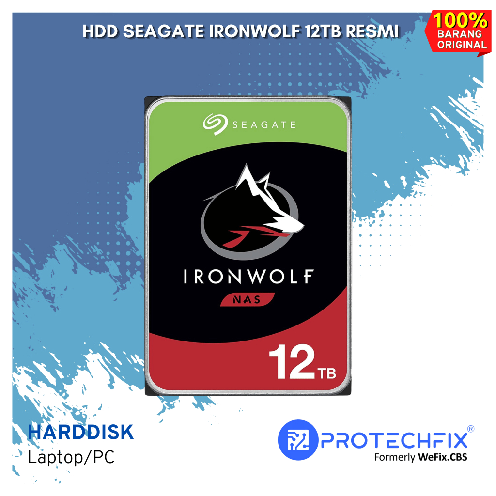 HDD SEAGATE IRONWOLF 12TB Resmi