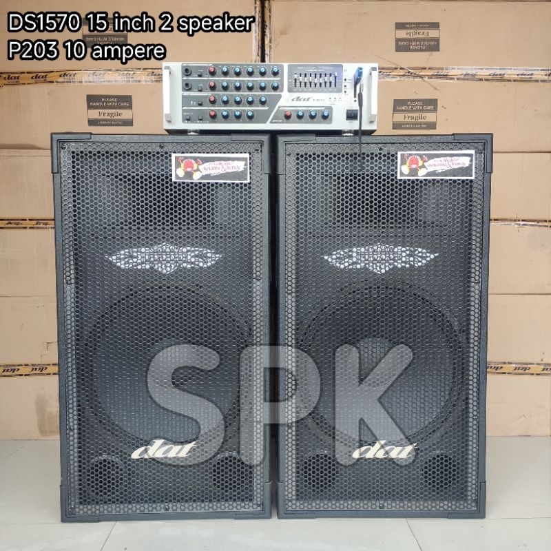 Paket Karaoke Sound System DAT 15 inch DS1570 P203