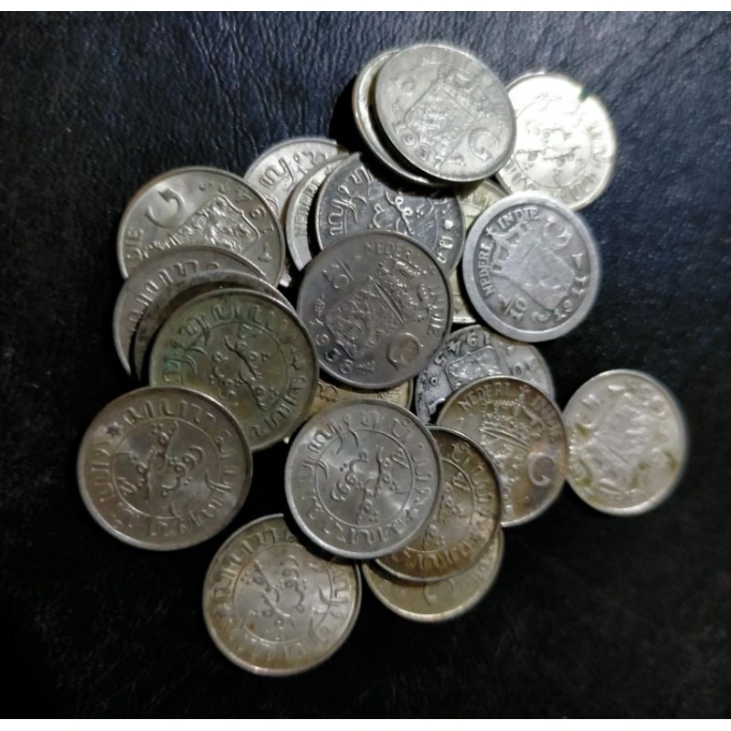 koin perak 1/10 gulden wilhelmina