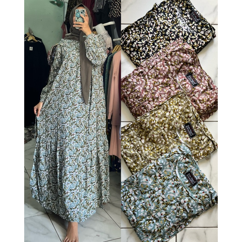 (wajib tanya stock)DRESS RAYON SYIFA KASYIFA