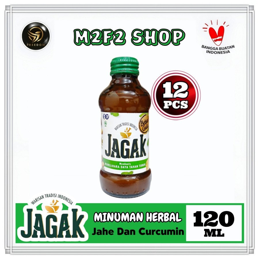 

Jagak Minuman Tradisional Kesehatan Herbal Alami - 120 ml (Kemasan 12 Pcs)