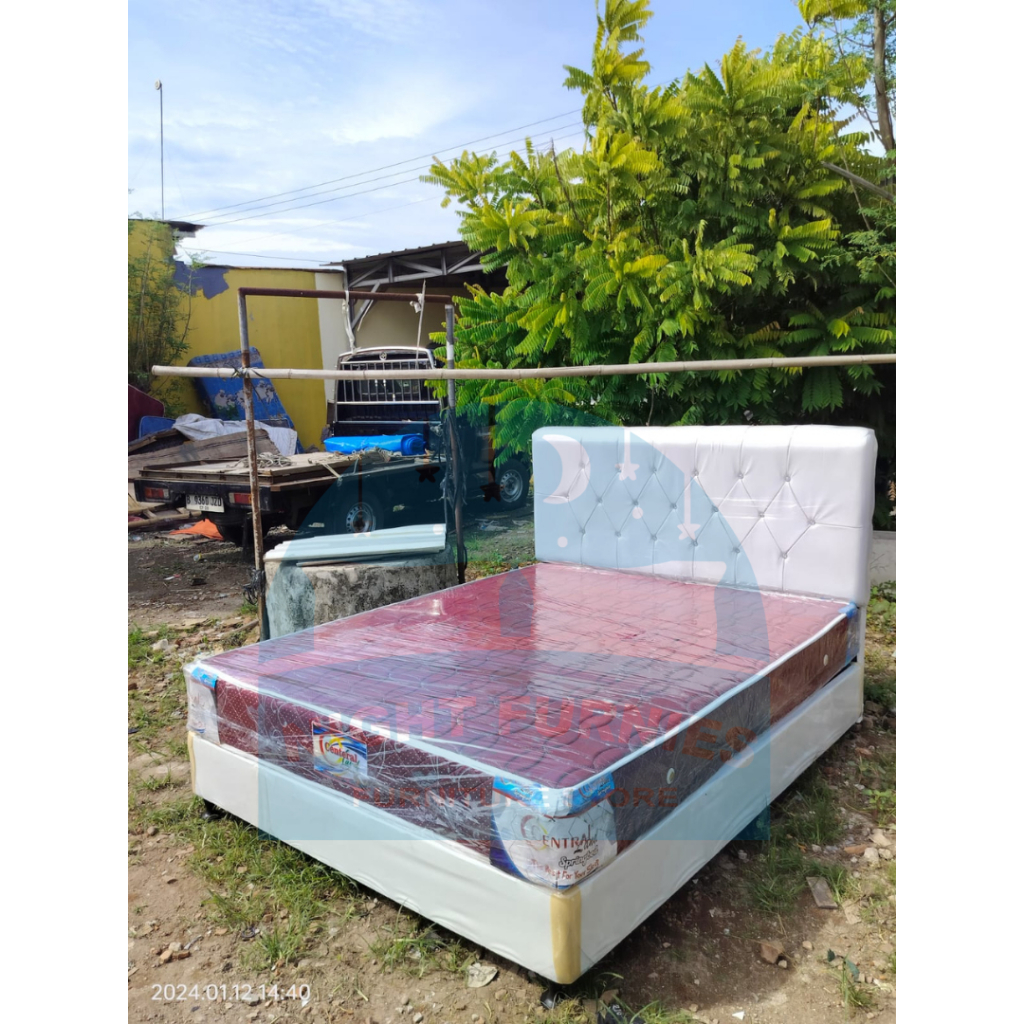 BedSet Divan dan springbed - Ranjang dan Kasur Springbed - Set Kasur dan Dipan Termurah