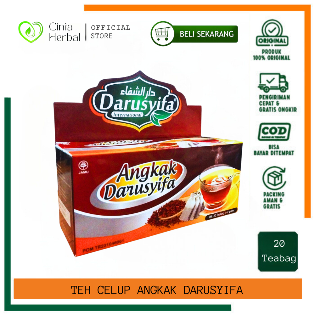 

Teh Celup ANGKAK Darusyifa Isi 20 Teh Celup ORIGINAL