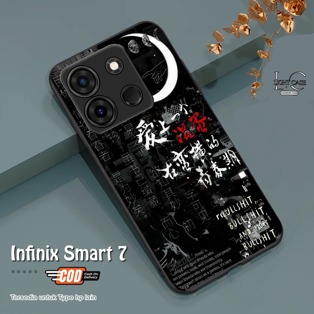 CASE GLOSSY INFINIX SMART 7 dan ALL TYPE SMARTPHONE & ANDROID Bisa request tipe Cassing Hp - Case Te