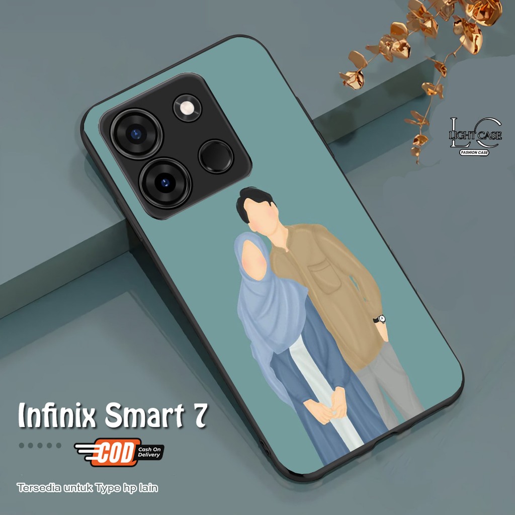 CASE GLOSSY INFINIX SMART 7 dan ALL TYPE SMARTPHONE & ANDROID Bisa request tipe Cassing Hp - Case Te