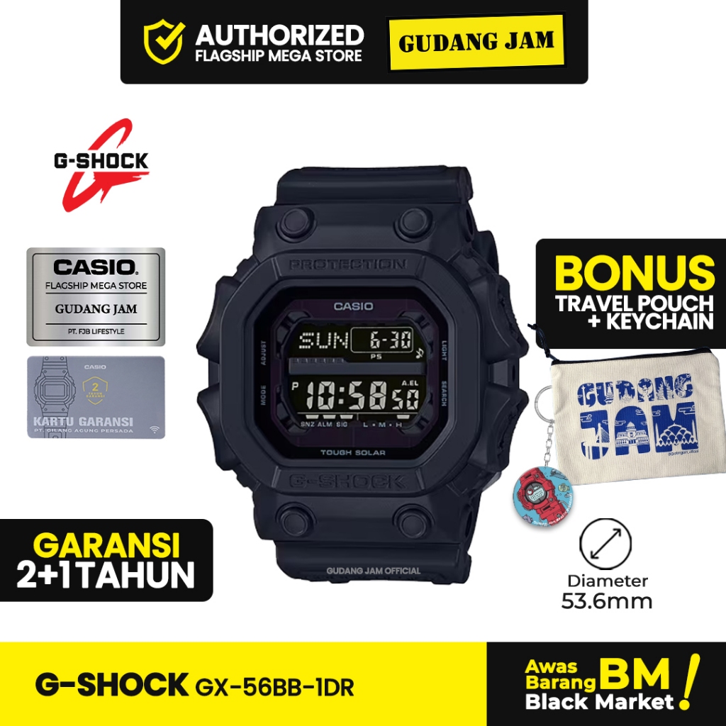 Jam Tangan G-Shock Pria GX-56BB-1DR GX-56BB Digital Black Resin