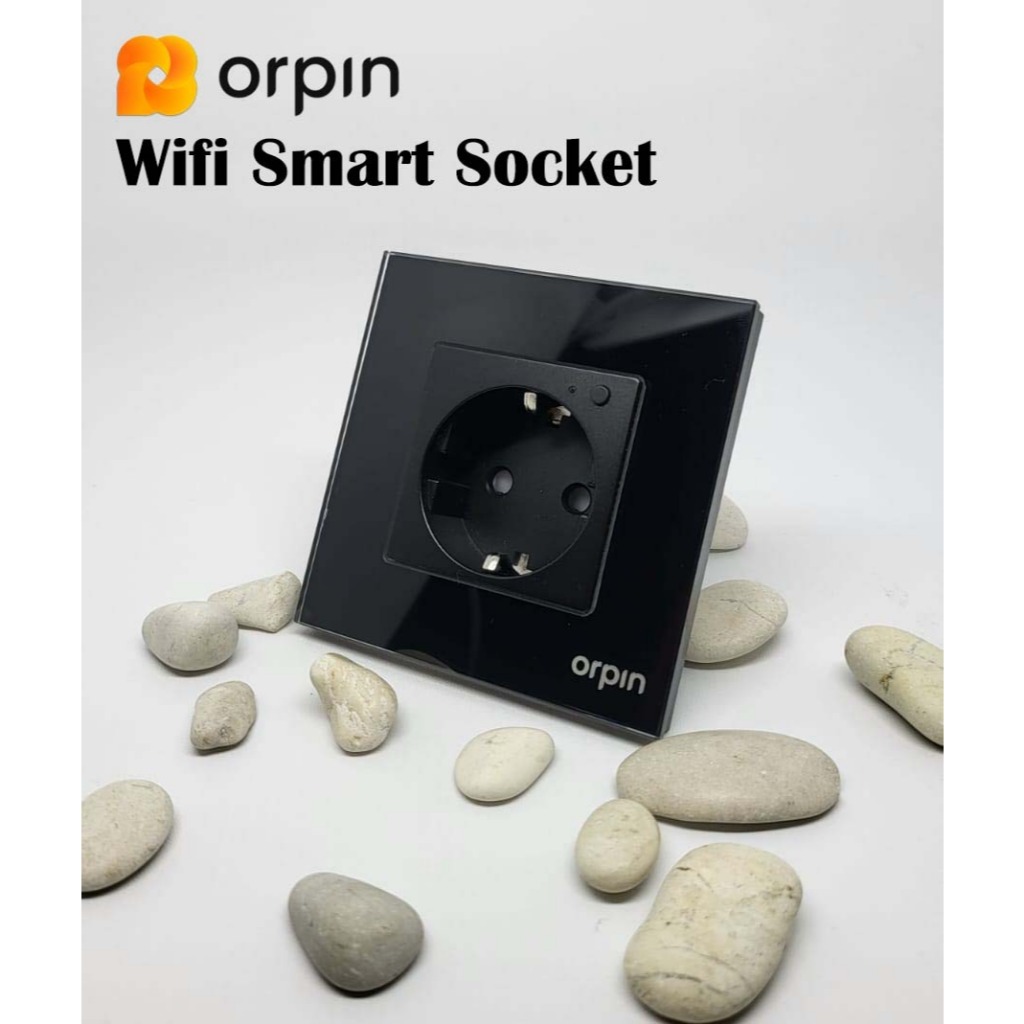 Orpin Smart Socket WIFI hitam