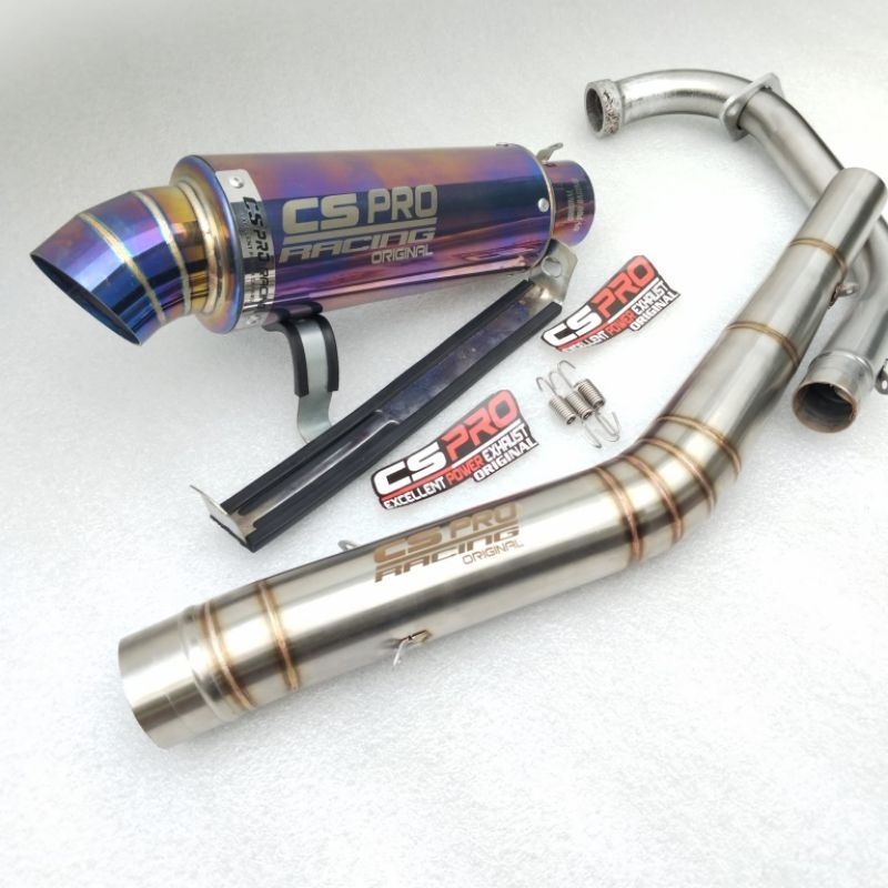 Knalpot Cs pro racing Vixion R15 all new Cb 150R Cb 150R lama CBR 150R CBR facelift GSX 150 Sonic150