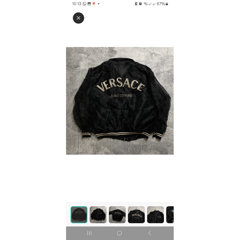 Versace JeansCouture Bomber Jacket