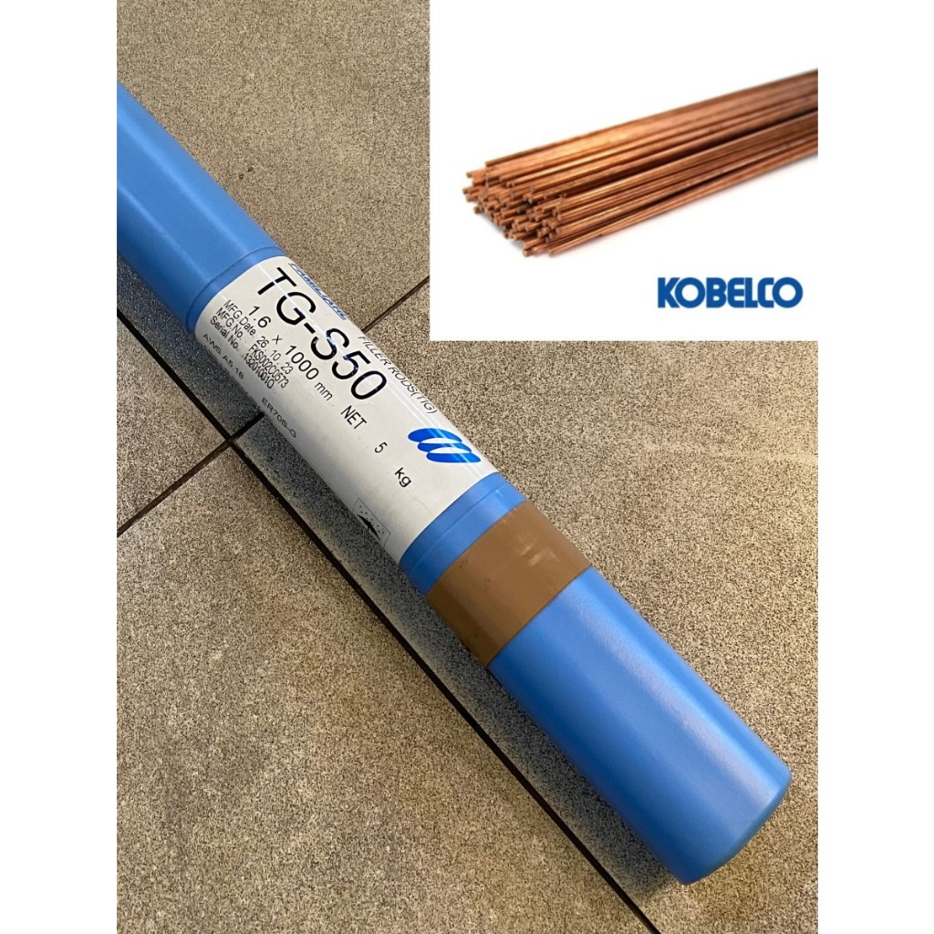 Kawat Las KOBE TG-S50 1.6mm ER70S-G KOBELCO ER-70S TGS50 1,6mm 5KG