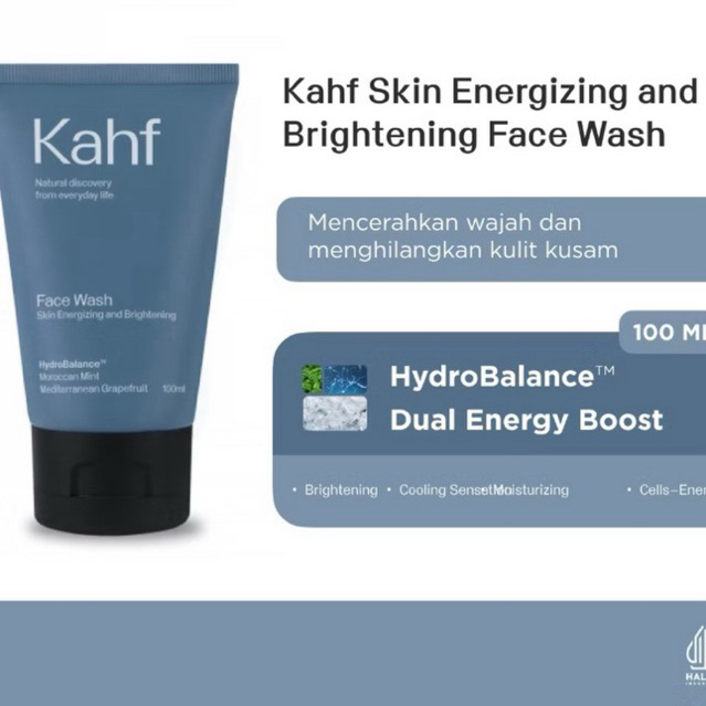 Kahf Face Wash Face Scrub Sabun Wajah Man Face Wash Man