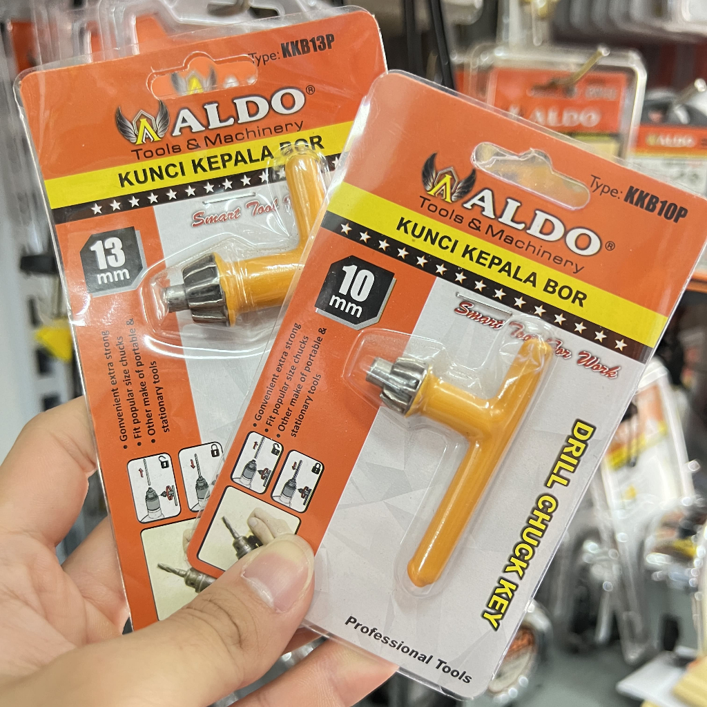 Kunci Kepala Bor 10mm / 13mm / 16mm ALDO