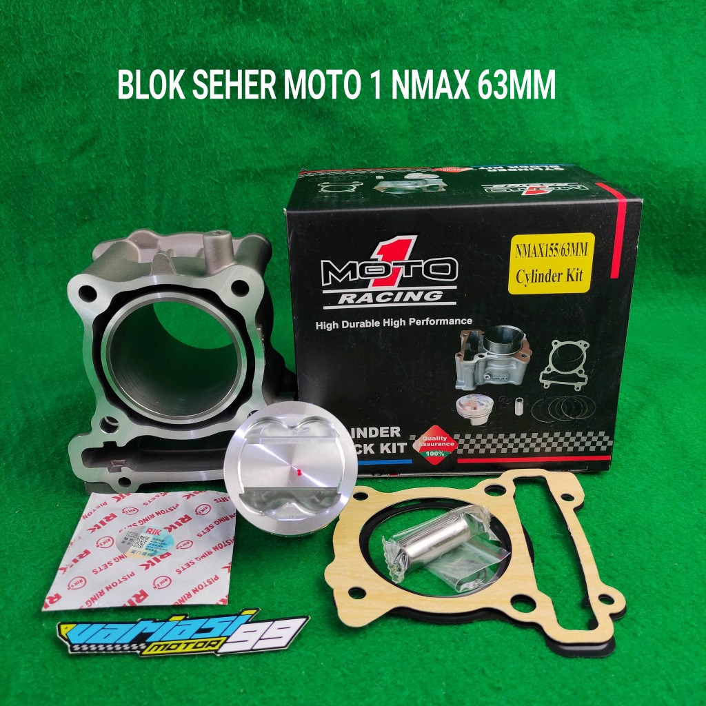 BLOK SEHER BORING BORE UP MOTO 1 NMAX AEROX VIXION LEXI 63 MM 63MM