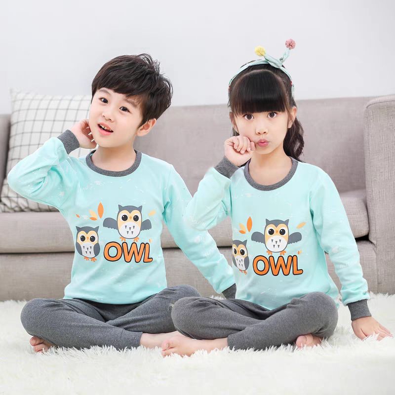 BAJU TIDUR ANAK / PIYAMA ANAK MOTIF OWL