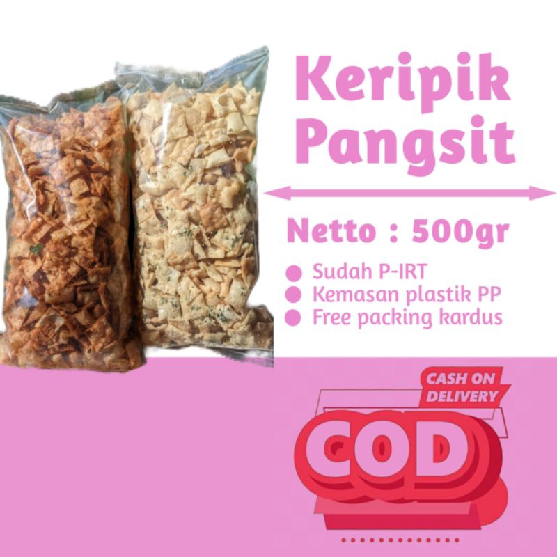 

Keripik Pangsit Daun Jeruk Kemasan 500gr