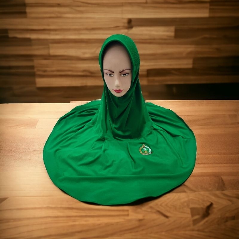 Jilbab pso persit terbaru//jilbab pso lemon bordir persit/jilbab pso hijau bordir persit