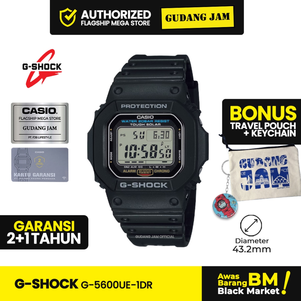 Jam Tangan G-Shock G-5600UE-1DR G-5600UE G-5600 G5600UE G 5600UE
