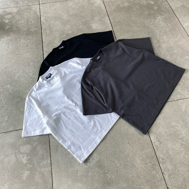 Vokse - Kaos Boxy Polos Cotton Combed 20s