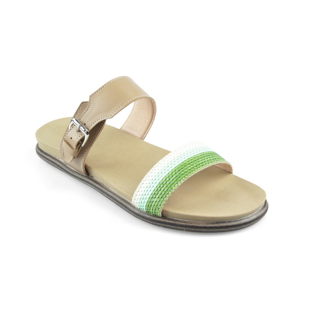 Symbolize Tamara Sandal Footbed Wanita - Hijau