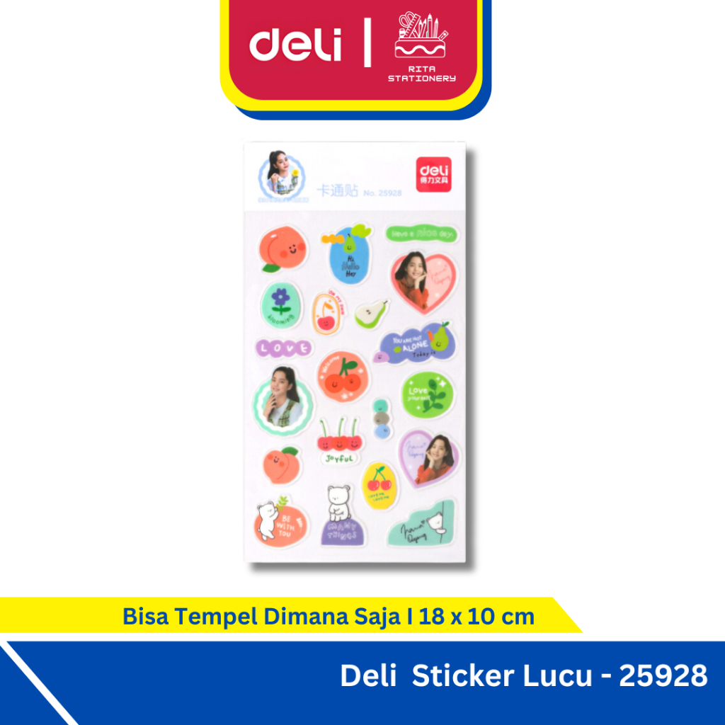 

Deli Sticker cantik lucu Murah Berkualitas - 25928