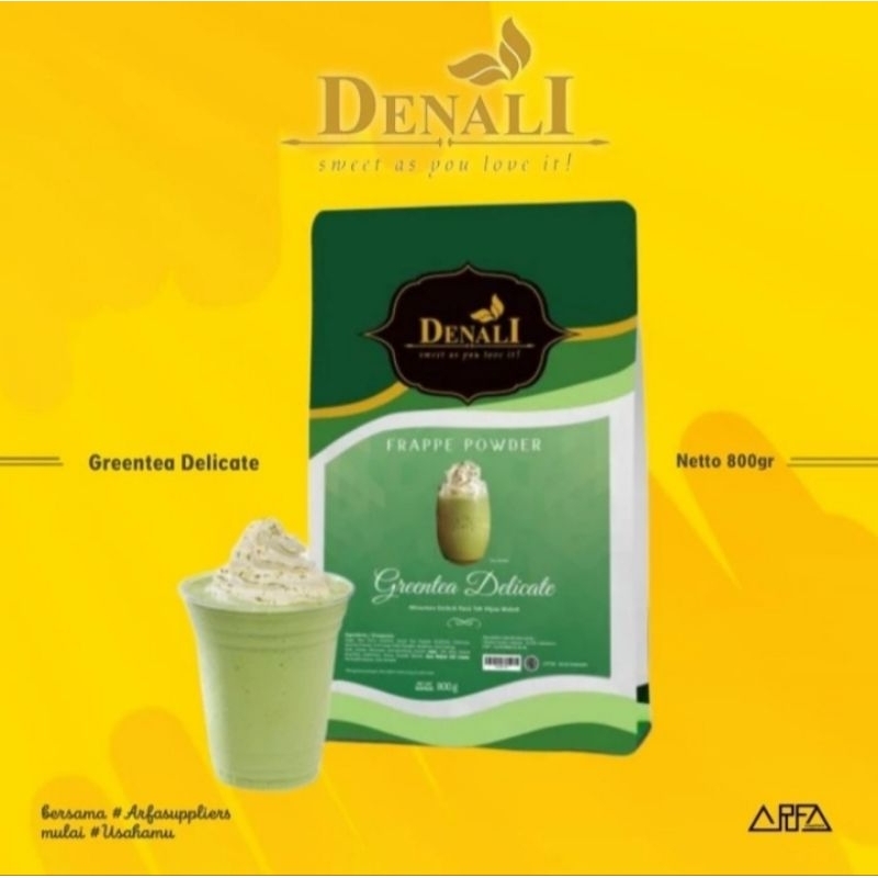 

Powder Denali Greentea Delicate 800gr