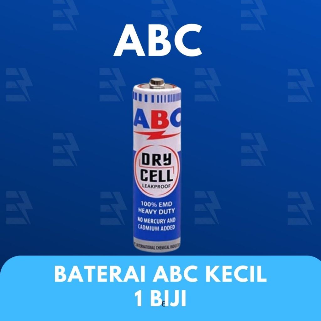 ABC BATERAI BATREI BATTERY BATRE BIRU AA ORIGINAL KECIL HARGA 1 PCS