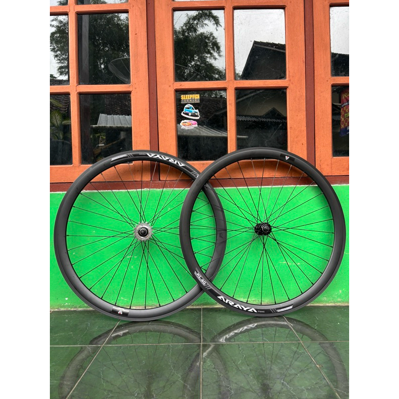 Wheelset Fixie 700c Doltrap Freewheel Wheelset 700c Araya KS40 Wheelset sepeda Fixie
