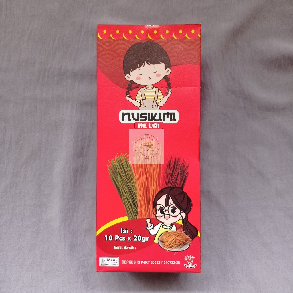 

NUSIKIMI Mie Lidi 1 Pack / snack / makanan ringan / mie lidi 1 dus / mie lidi variant rasa murah